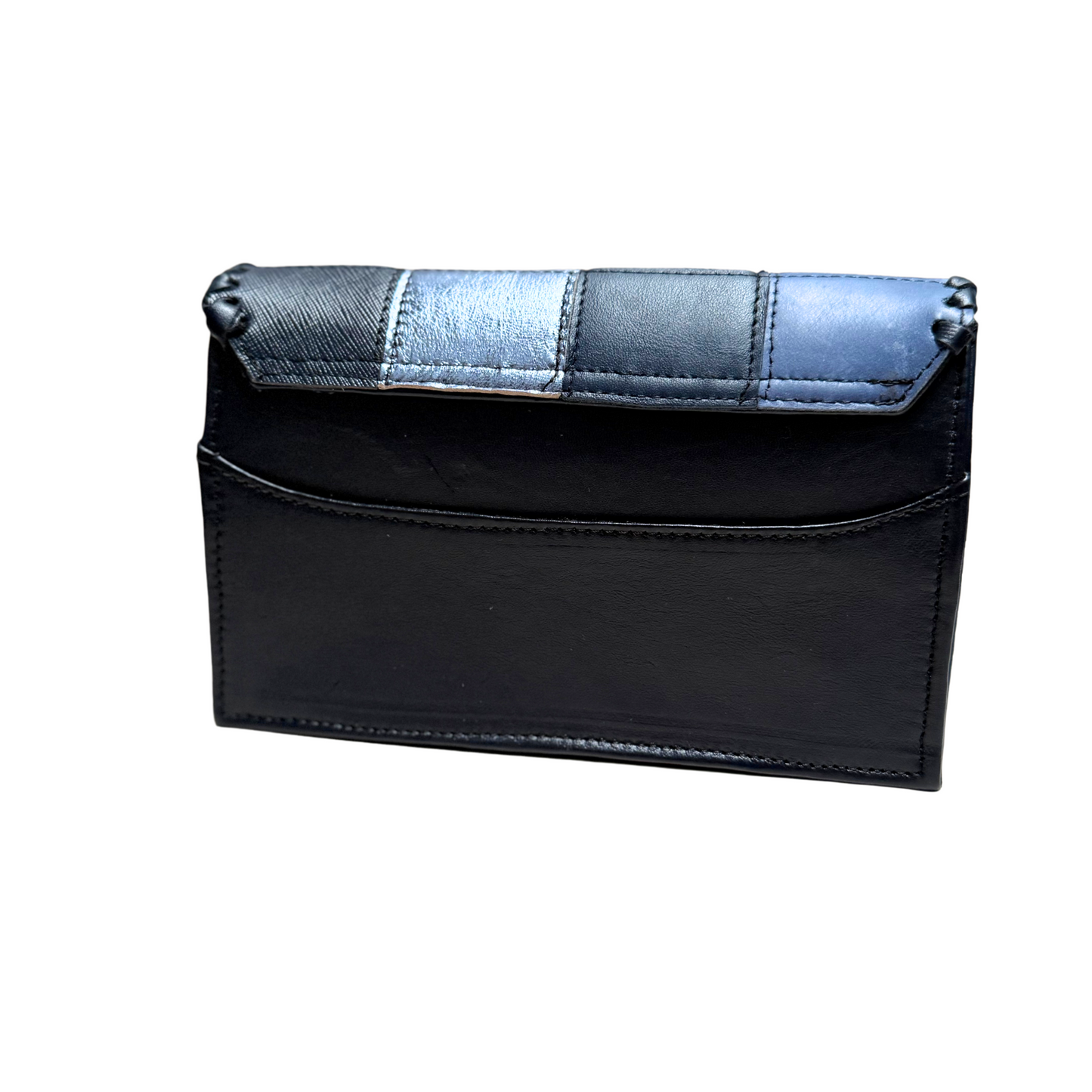 Mini DARA Patchwork Crossbody Bag in Blue