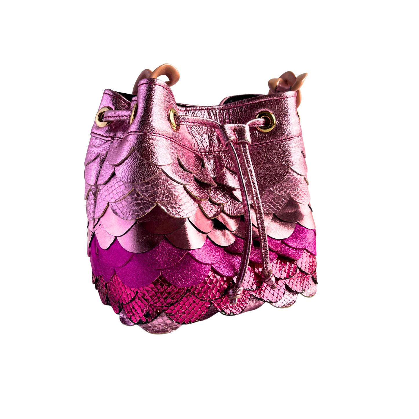 ANWULI Bucket Bag in Pink
